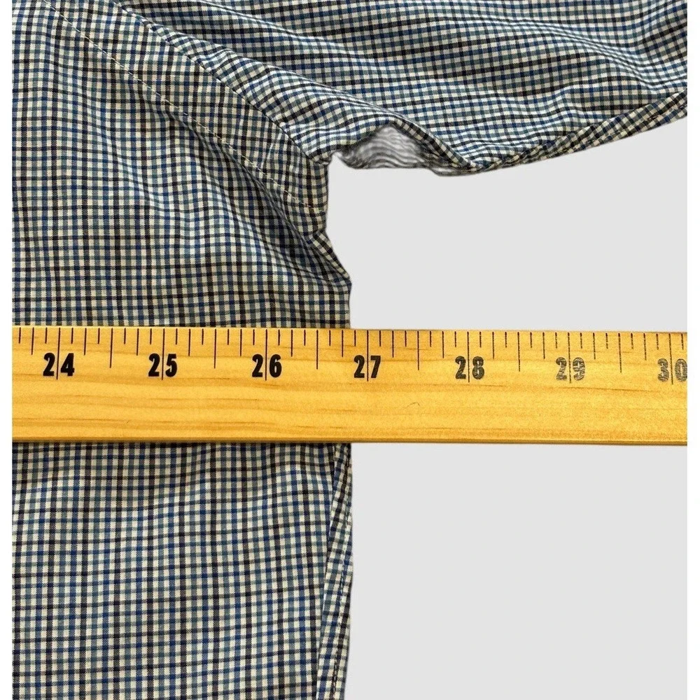Ralph Lauren Men's 2XL Long Sleeve Button Down Shirt Custom Fit Check Print
